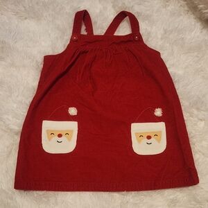 Carter's 18-month Santa Corduroy Dress with Adjustable Straps